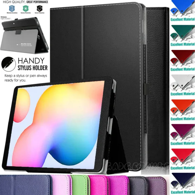 Leather Flip Smart Case Cover For Samsung Galaxy Tab S6 Lite 10.4" SM-P610 P615