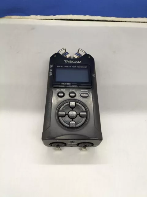 Tascam DR-40 PCM Four-Track Digital Audio Recorder Black and USB Audio Interface