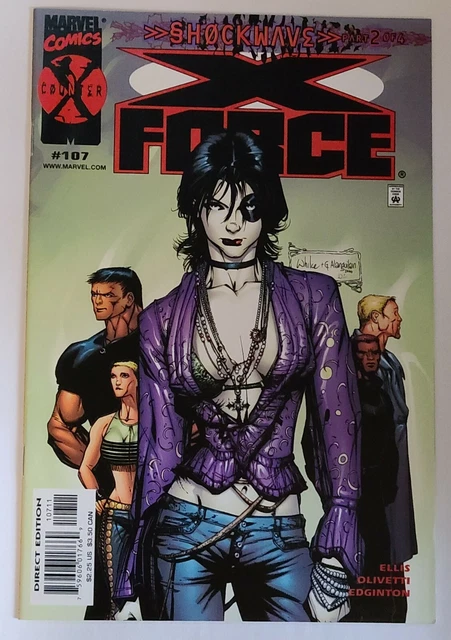 X Force #107 (Marvel 2000 Series) Nos 9.4+ Nm Grade, Warren Ellis Story & Ariel