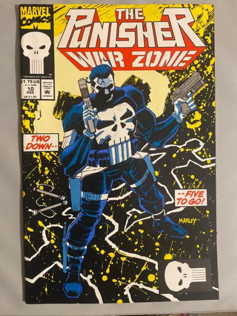 The Punisher: War Zone #10 Newsstand Edition (1992, Marvel) NM+