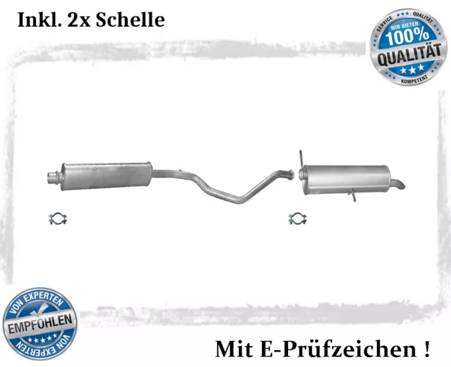 Auspuffanlage für Peugeot 307 Break / SW 2.0 16V Auspuff Schelle