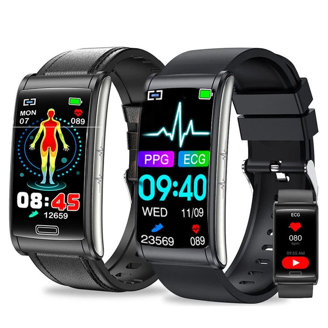 ECG Smart Watch Heart Rate Body Temperature Monitor Sports Fitness Tracker