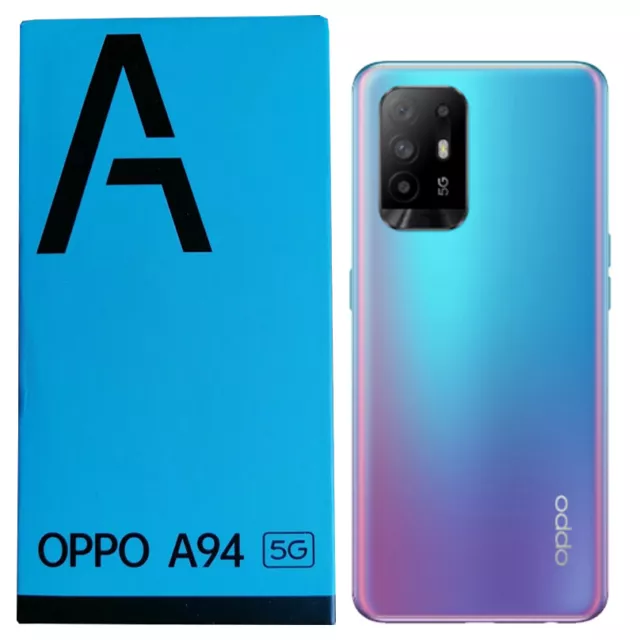 OPPO A94 5G EU (Cosmo Blue) CPH2211 128GB + 8GB RAM Android Handy - GSM entsperrt