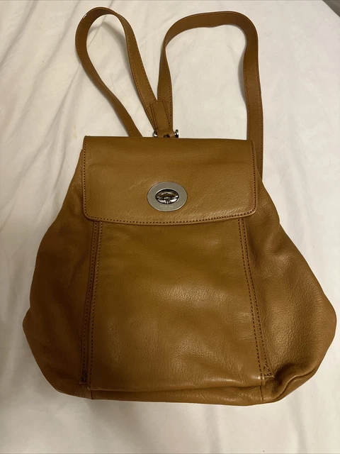 Perlina New York Leather Backpack Barely Used