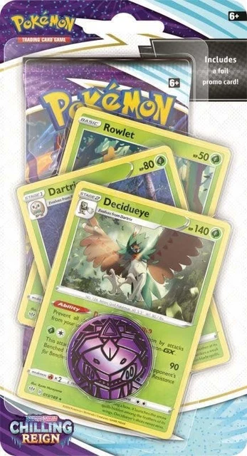 Pokémon Chilling Reign Booster Blister Decidueye Inglese