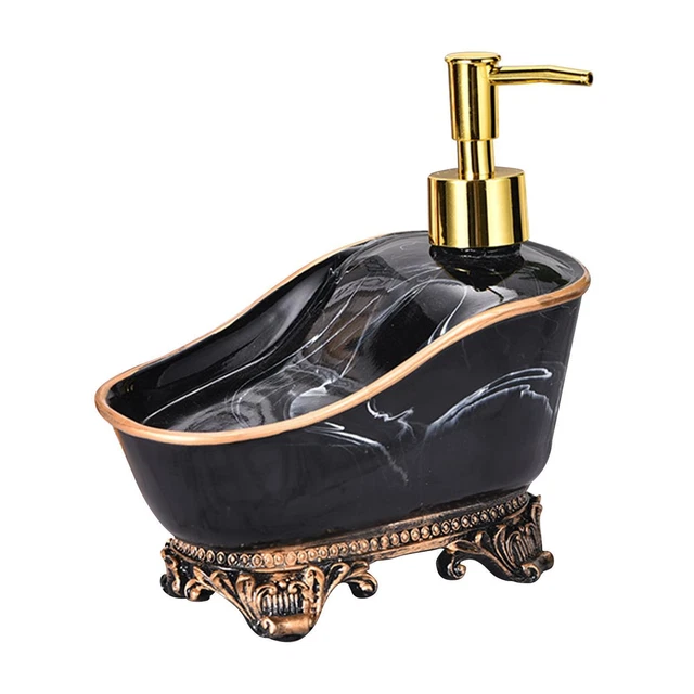 Dispensador de jabón líquido de resina, 1 pieza, loción de bombeo para baño,