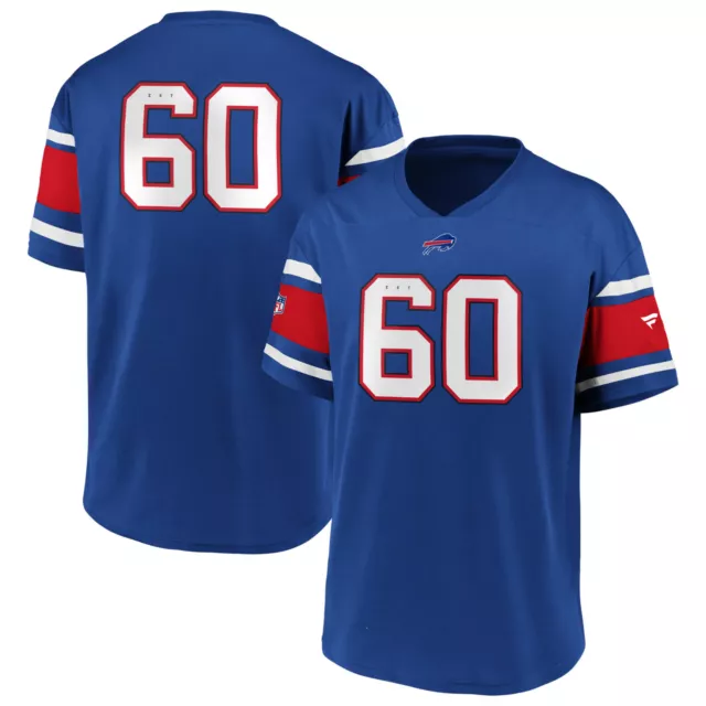 NFL Buffalo Bills 60 Maillot Shirt Polymesh Franchise Supporters Iconic Jersey