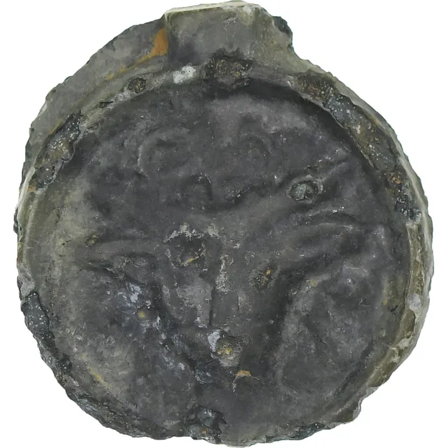 [#1178206] Remi, Potin au bucrane, 1st century BC, EF(40-45), Bronze, Delestrée: