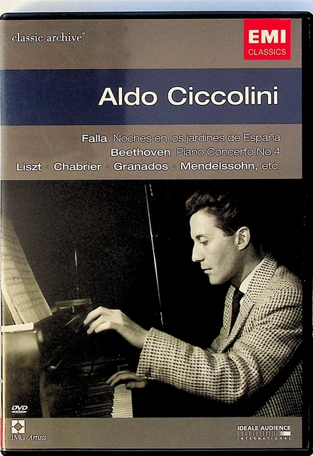 ALDO CICCOLINI -EMI Classic Archive DVD (Falla/Albeniz/Beethoven/Liszt ...