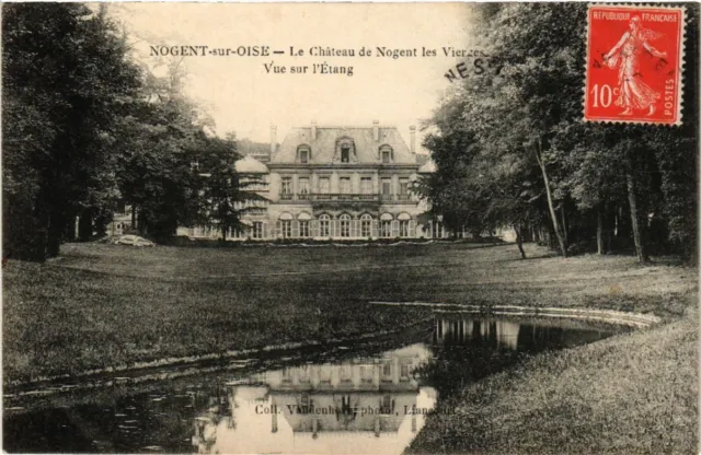 CPA AK NOGENT-sur-OISE Chateau de NOGENT Virgins Pond View (457319)