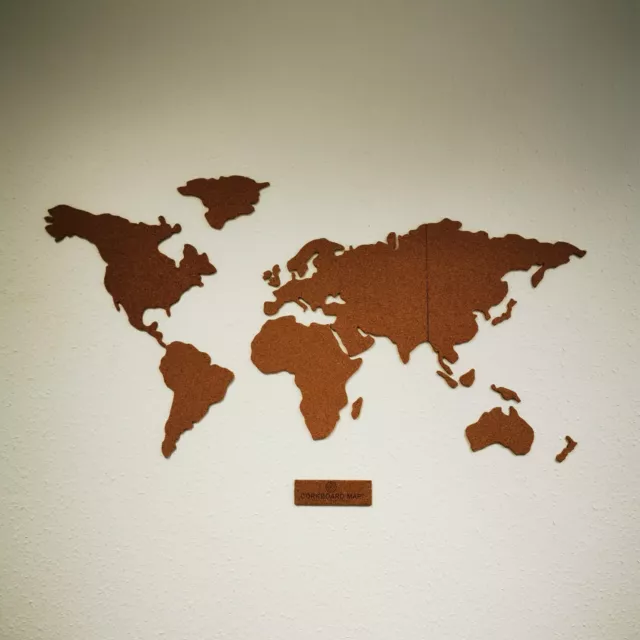 World Map Cork Board Home Wall Decor Cork Pin Board Cork Board