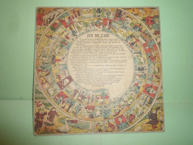 Jeu De L'Oie Publicitaire Astra Signe Doz - Vintage Années 1930