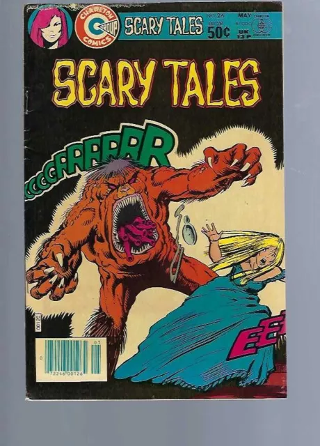 Scary Tales 26 - Zeck Art   1975 Series -  Charlton  Horror  Comics