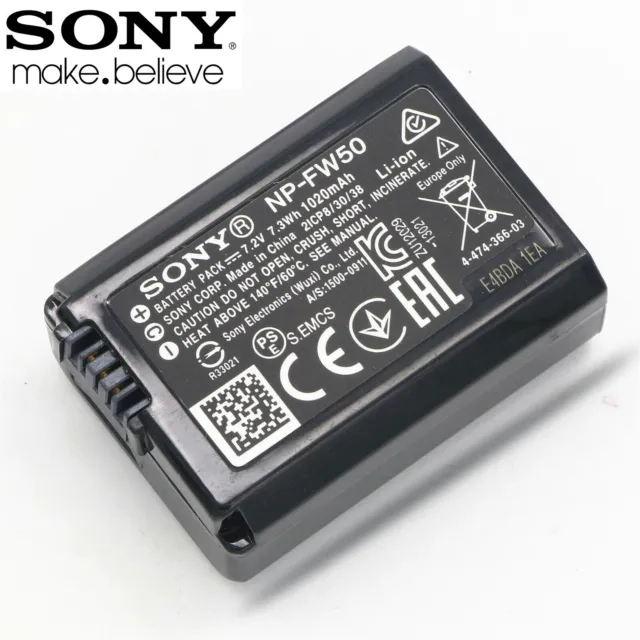 Original NP-FW50 Battery For SONY NEX-7 NEX-5R NEX-F3 NEX-3D Alpha a6500 a6300