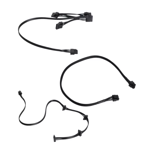 6 Pin to 4x SATA Drive Cable Power Cable PSU fit for Corsair RM1000X RM850X AU