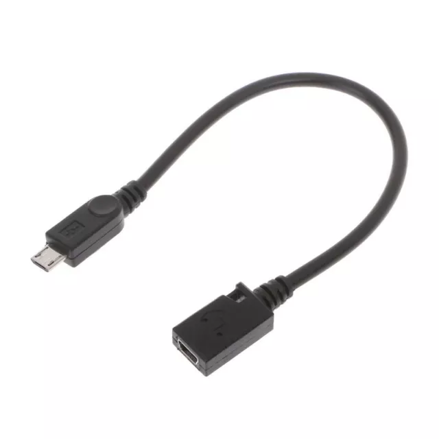 USB 2.0 Mini-B 5-Pin Female to Micro-USB Male Adapter Cable Converter 22cm Cable 3