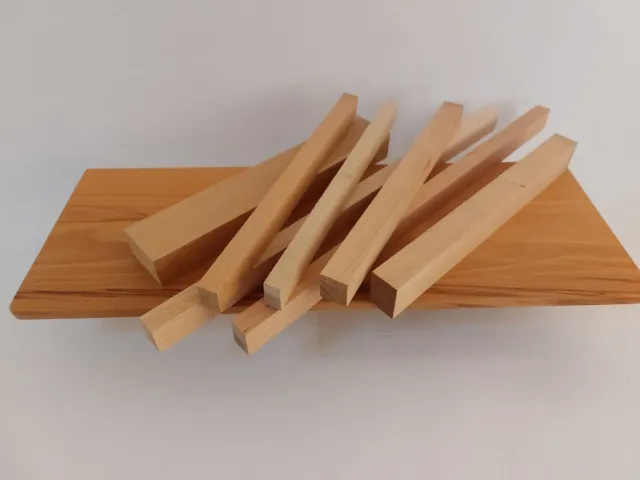 Holzzuschnitt Massivholz Kirschbaum Kirsche Leiste Rahmen Bastelholz DIY