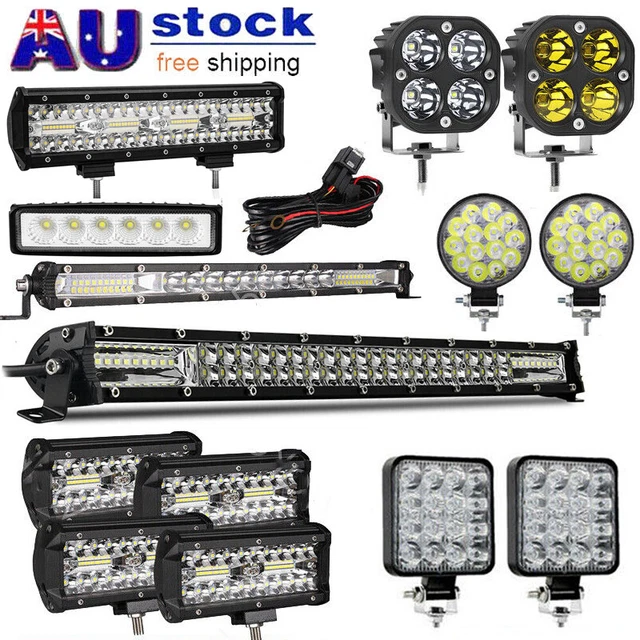 LED Work Light Bar Flood Spot Lights Driving Lamp Offroad Car Truck SUV 12V 24V