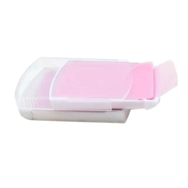 fr 50pcs/Box Disposable Soap Paper Disposable Box Soap Tablet Random (1 Box)