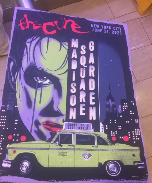 2023 THE CURE Madison Square Garden MSG New York NYC night 3 poster 75