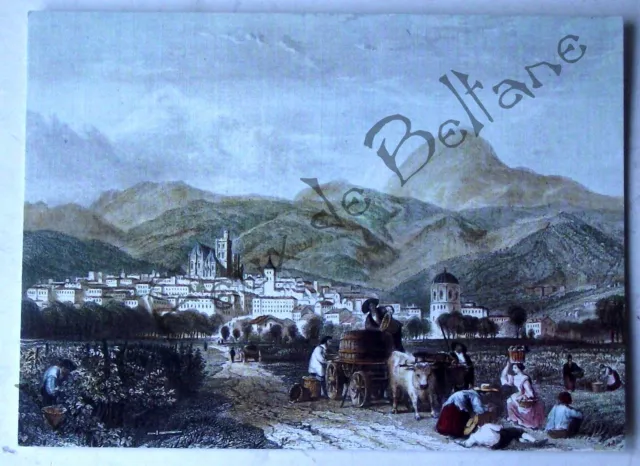 Carte postale Clermont puy de dome litho repro Auvergne    postcard