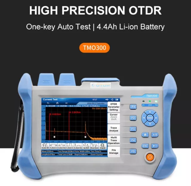 TMO300 1310/1550nm Compact OTDR Tester Optical Time Domain Reflectometer