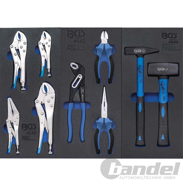Bgs Carrello Officina-Inserto Pugni E Fabbro-Martello Saldatura-Grip-Pinze Set