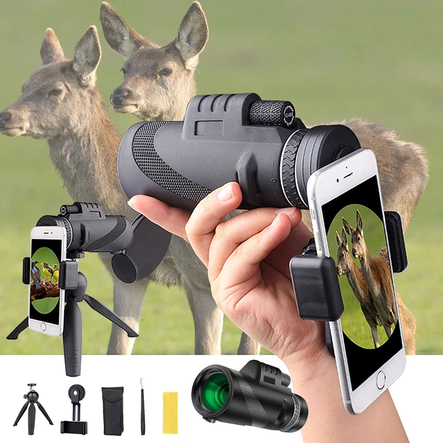 Smartphone rápido telescopio de alta potencia astronomía para principiantes para la playa