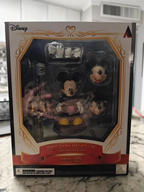 Square Enix Kingdom Hearts III Bring Arts King Mickey Mouse Figure Disney