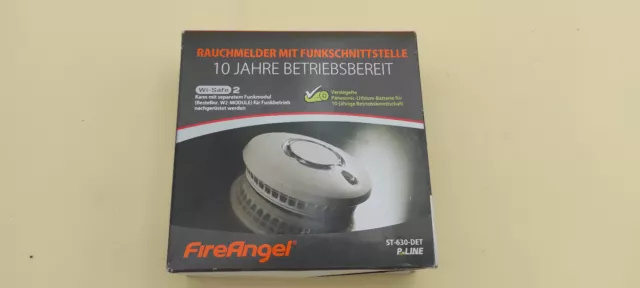 FireAngel 10 Jahres P-Line Rauchmelder mit Funkschnittstelle (St-630 DET)