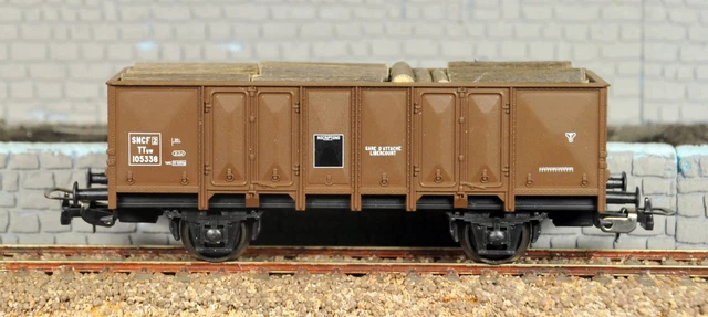 PIKO HO 2 WAGON TOMBEREAU 5/6410/070 SGW et EUROP SNCF 683339 TRANSPORT MINERAIS