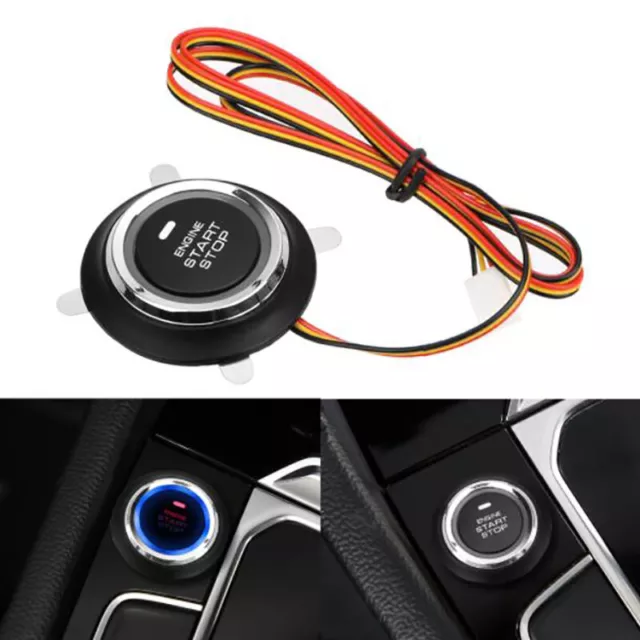 12V Auto Replacement Car Engine Start Stop Push Button Ignition Starter Switc^FE