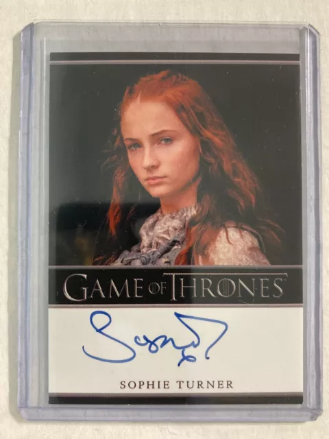 2014 Rittenhouse Game of Thrones S3 Auto Sophie Turner as Sansa Stark  SL@MJ8