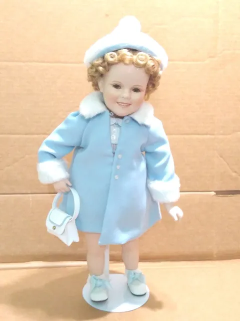 Shirley Temple Porcelain Toddler Doll Collection "Sunday Best" By Danbury Mint