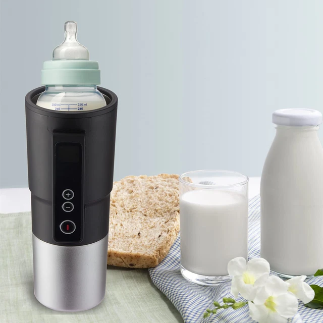 Smart Temperature Control Travel Coffee Mug Electric heated Travel Black 01 3