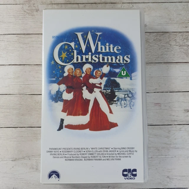 WHITE CHRISTMAS VHS Video Cassette Tape PAL Irving Berlin Bing Crosby £