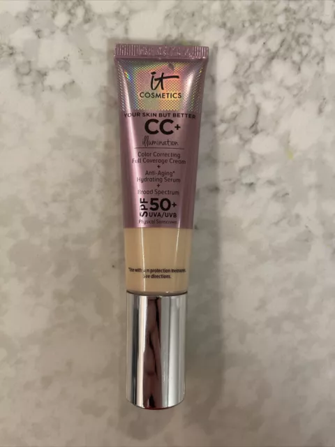 Crema de iluminación it Cosmetics Your Skin But Better CC+ FPS 50 1,08 oz (Justa)