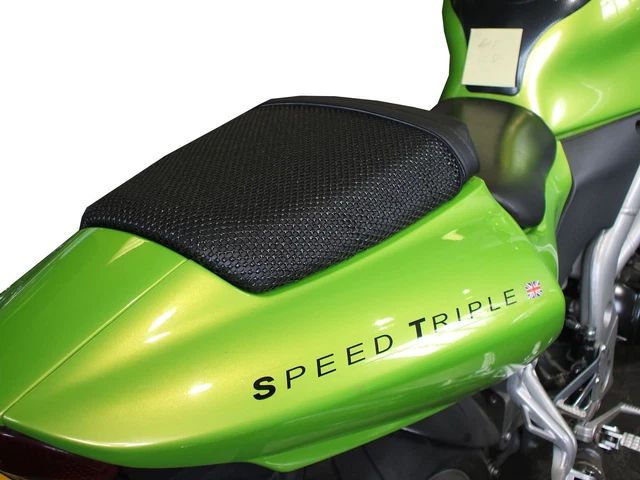 Coprisella Antiscivolo Per Passeggero Triumph Street Triple 2007-2012 - Nero, Triboseat - Foto 3