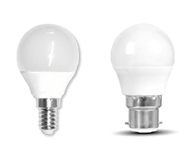 BC B22 E14 SES 5W 50W Warm White Golf Ball Mini Globe Lamp LED Light Bulbs