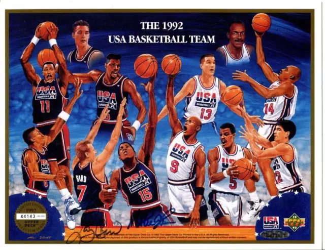 Dream Team 1992 #7 Larry Bird Authentic Reversible Practice Jersey