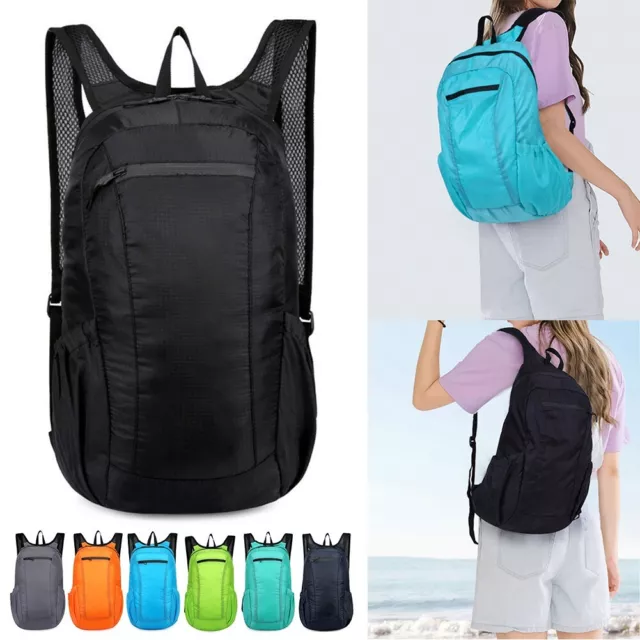 Bequemer und atmungsaktiver faltbarer Rucksack, ideal für Reisen und Einkaufen