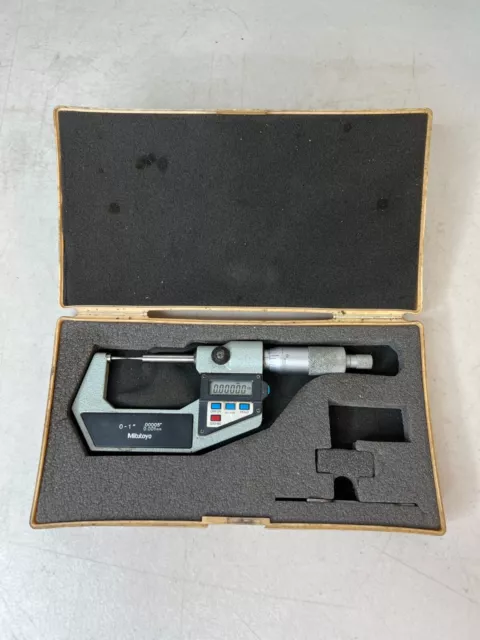 Mitutoyo Digimatic Point Micrometer 342-711-10 0-1 in .00005"/0.001mm READ