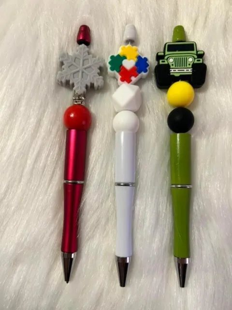 Beaded Pens Focal Pen Bling Handmade Beaded Pen