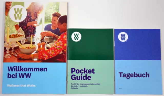 Weight Watchers - Starter Set: Willkommen bei WW + Pocket Guide + Tagebuch 2019