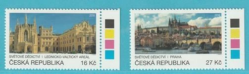 Tschechische Republik aus 2016 ** postfrisch MiNr. 898-899 UNESCO-Welterbe