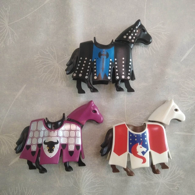 Lot Playmobil Chevaliers [02] – Personnages Vintage – Armée Médiévale