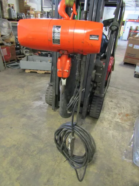 😎 Cm Valustar 2 Ton Electric Chain Hoist 1 Hp 8 Fpm 208-240/480 Vac Model Wr
