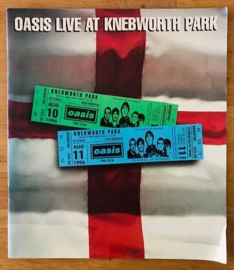 Oasis Live At Knebworth Park - P/B - 1996 - £3.25 Uk Post