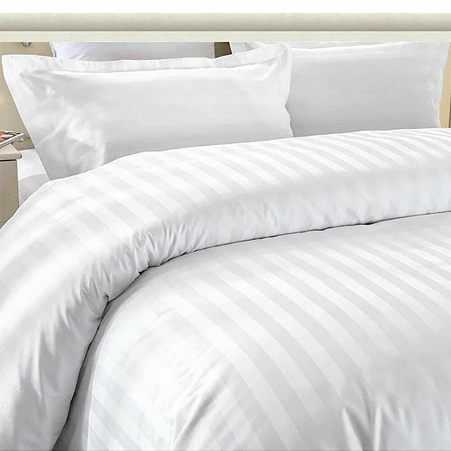 100 EGYPTIAN COTTON Duvet Quilt Cover Set Bedding Sets Double Super