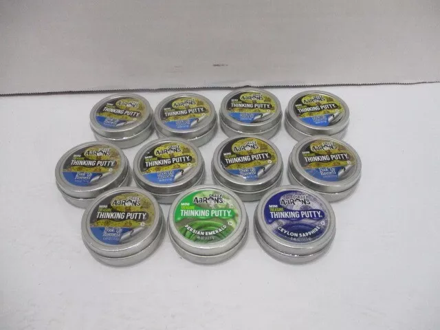 Crazy Aarons Thinking 11 Mini Tins Treasure Persian Emerald Ceylon Sapphire New